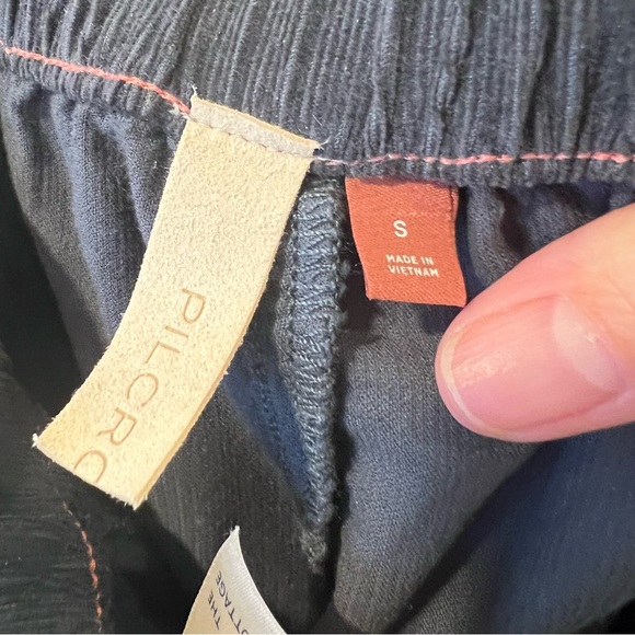 Anthropologie Pilcro The Cottage Corduroy Drawstring Pants in Navy - Picture 12 of 15